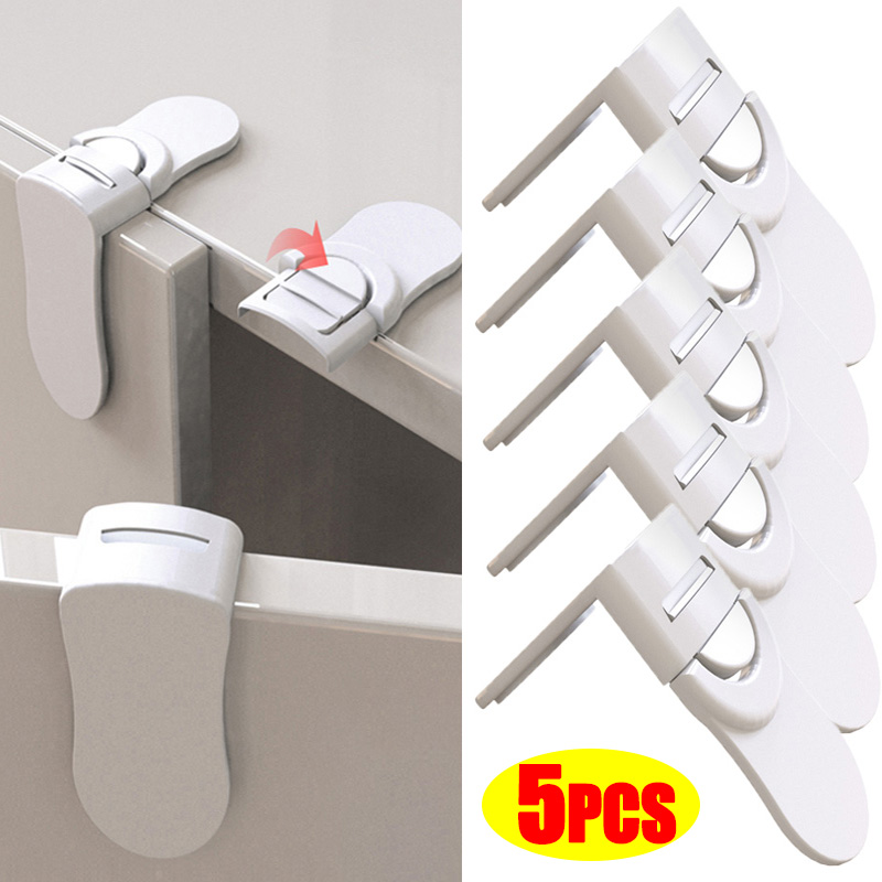 Medicine Cabinet Lock - 1-5pcs Baby Multifunctional Safety Locks Anti-opening