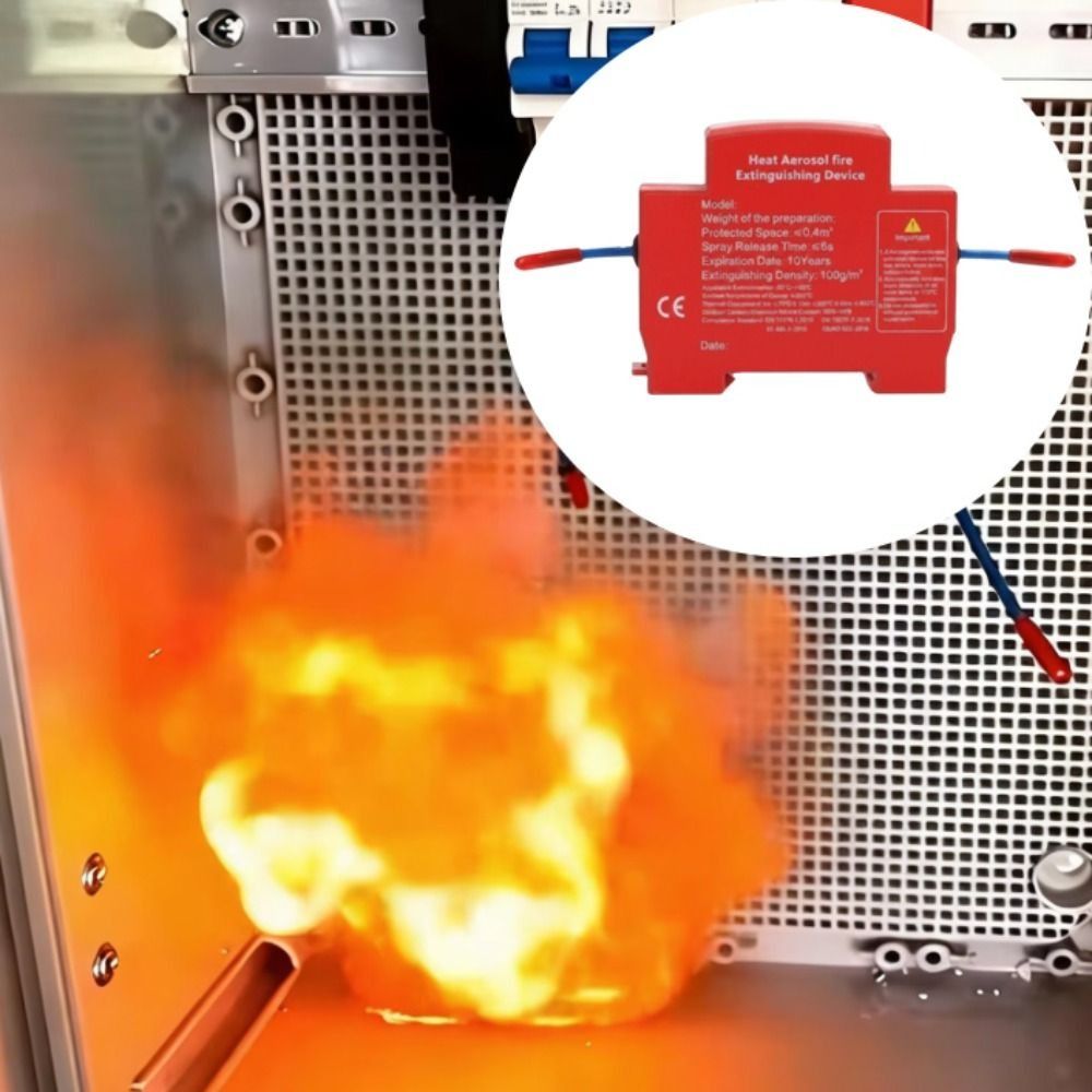 Dual-Line Design Flame Retarda - Fire Extinguisher Small recensie en prijs