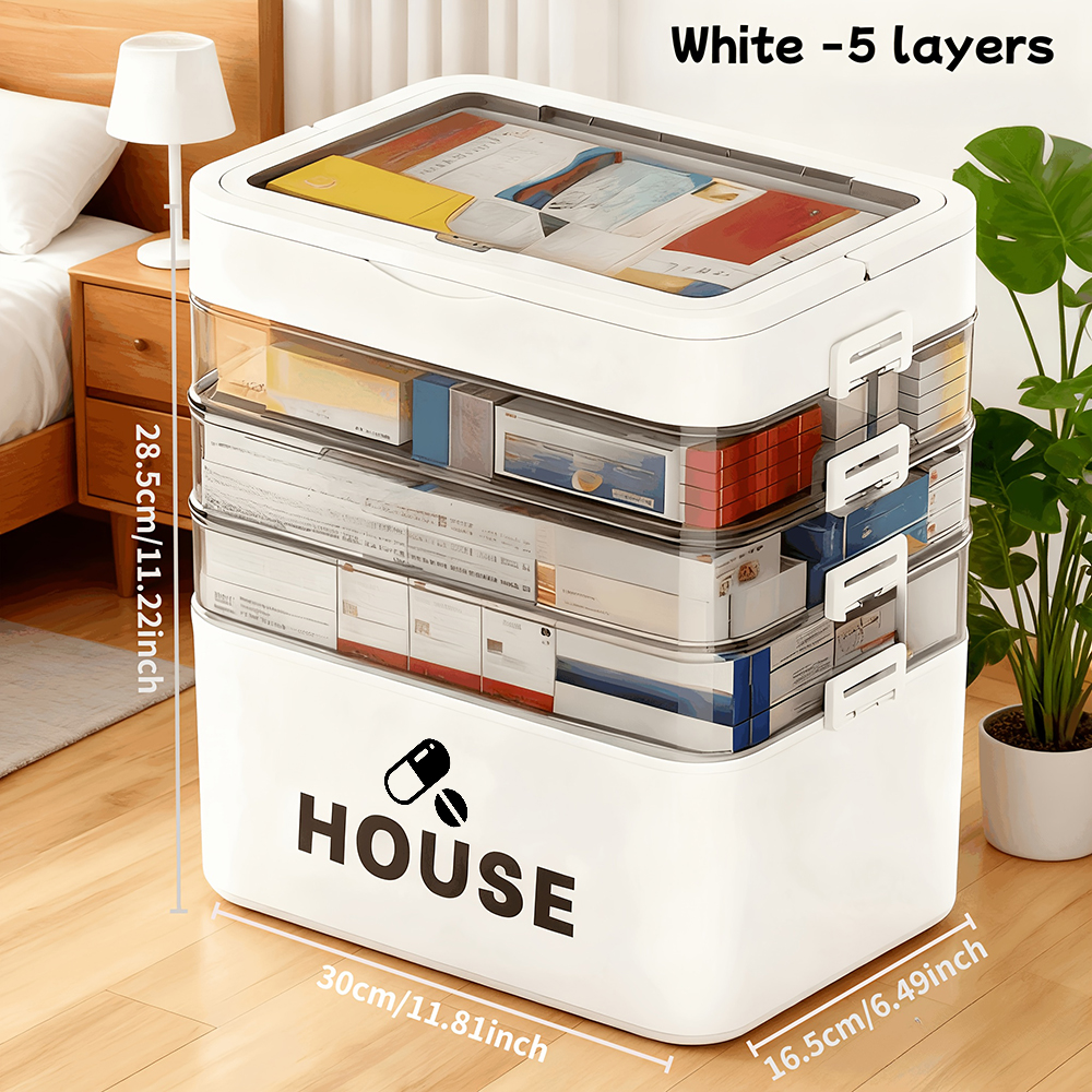Large Capacity Multi Layer Tra - Medicine Cabinet Lock recensie en prijs