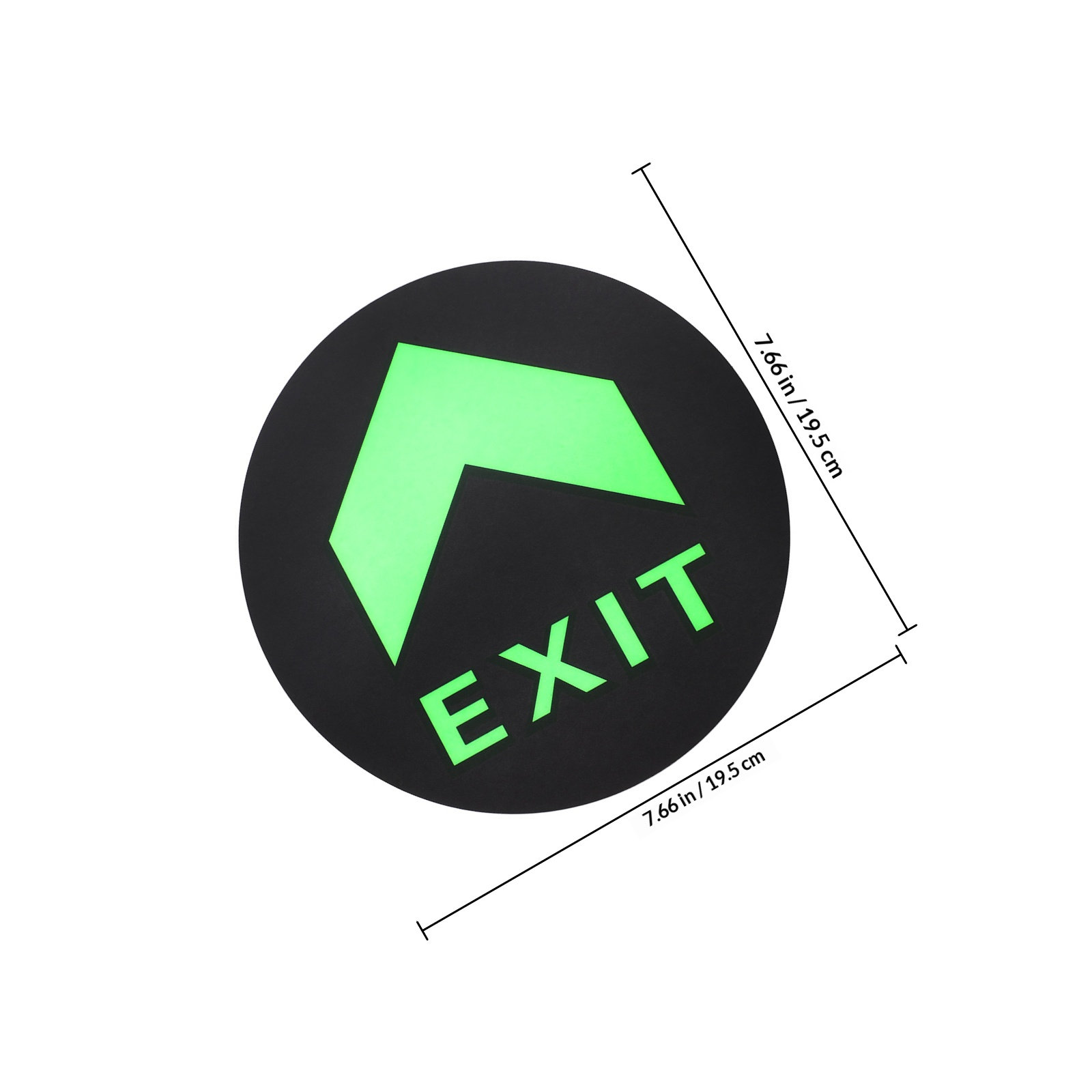 5Pcs Exit Sign Stickers Glow i - Emergency Exit Sign recensie en prijs