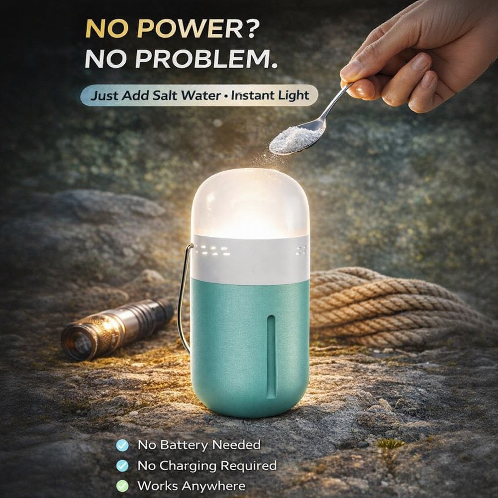 Portable Saline Lamp Compact 6 - Power Outage Light recensie en prijs