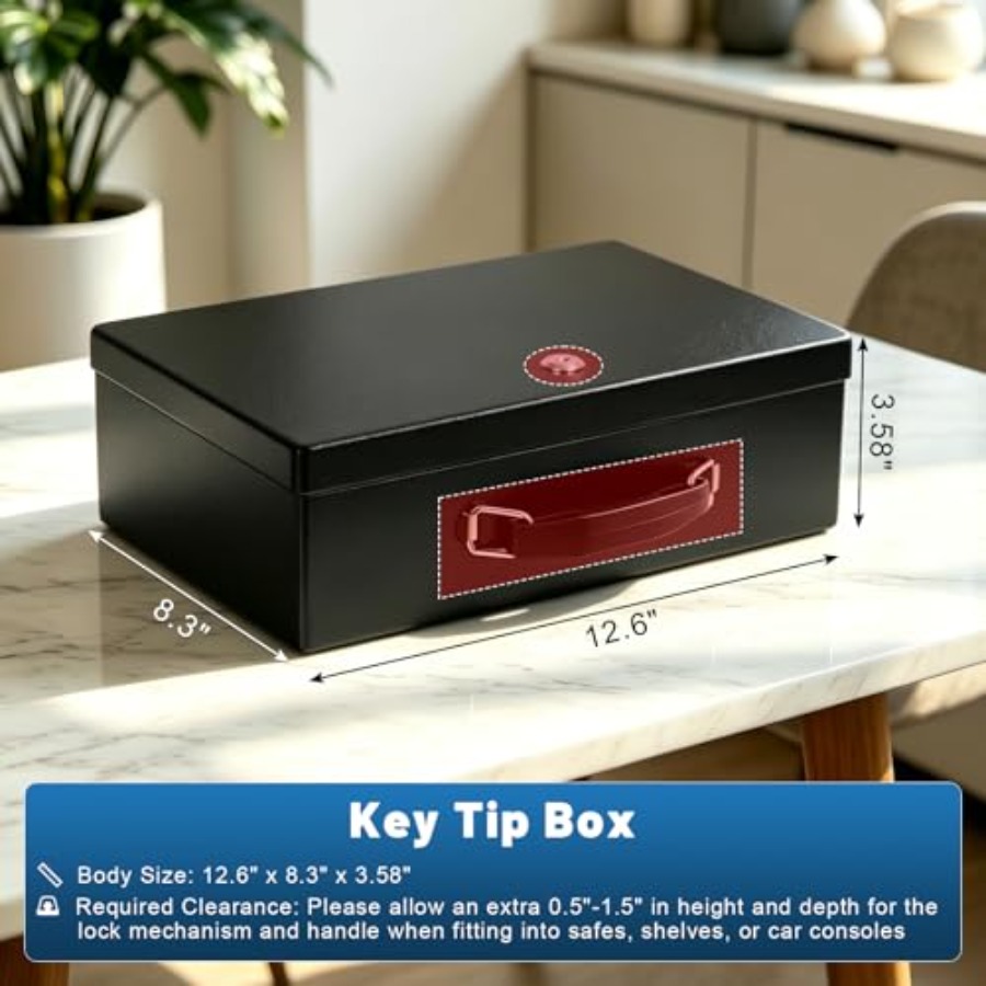Fireproof Document Box with Ke - Fire Safe Document recensie en prijs