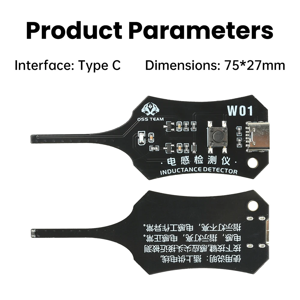 W01 Type C Inductance Tester M - Co Detector Plug recensie en prijs