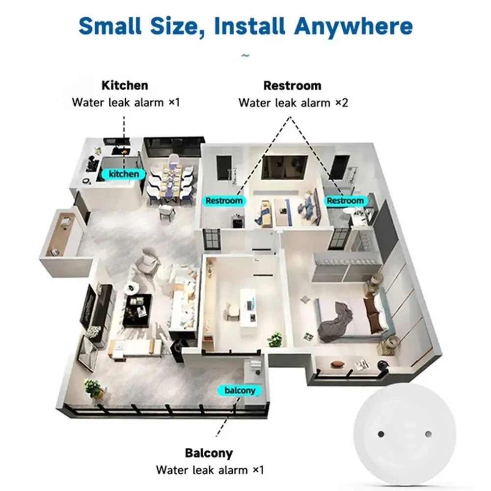 Zigbee Water Leak Sensor for T - Water Alarm Sensor recensie en prijs