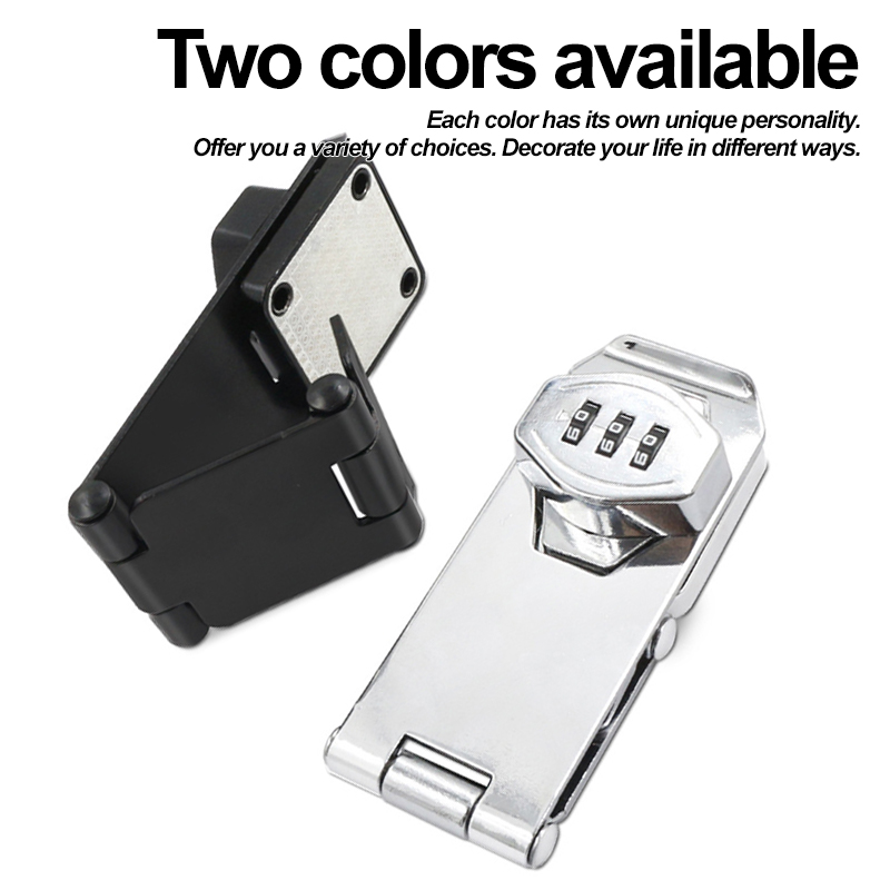 Black/Silver Zinc Alloy 3-digi - Medicine Cabinet Lock recensie en prijs