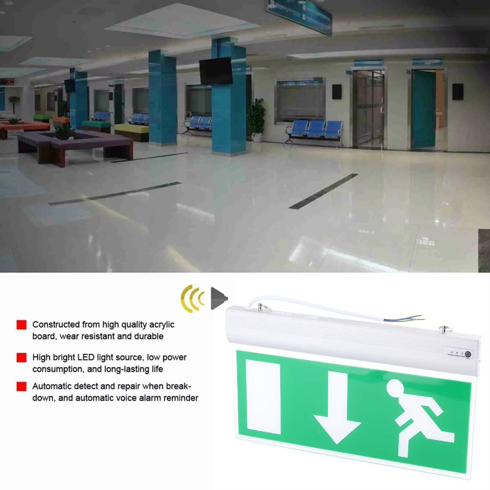 Commercial LED Emergency Sign  - Emergency Exit Sign recensie en prijs