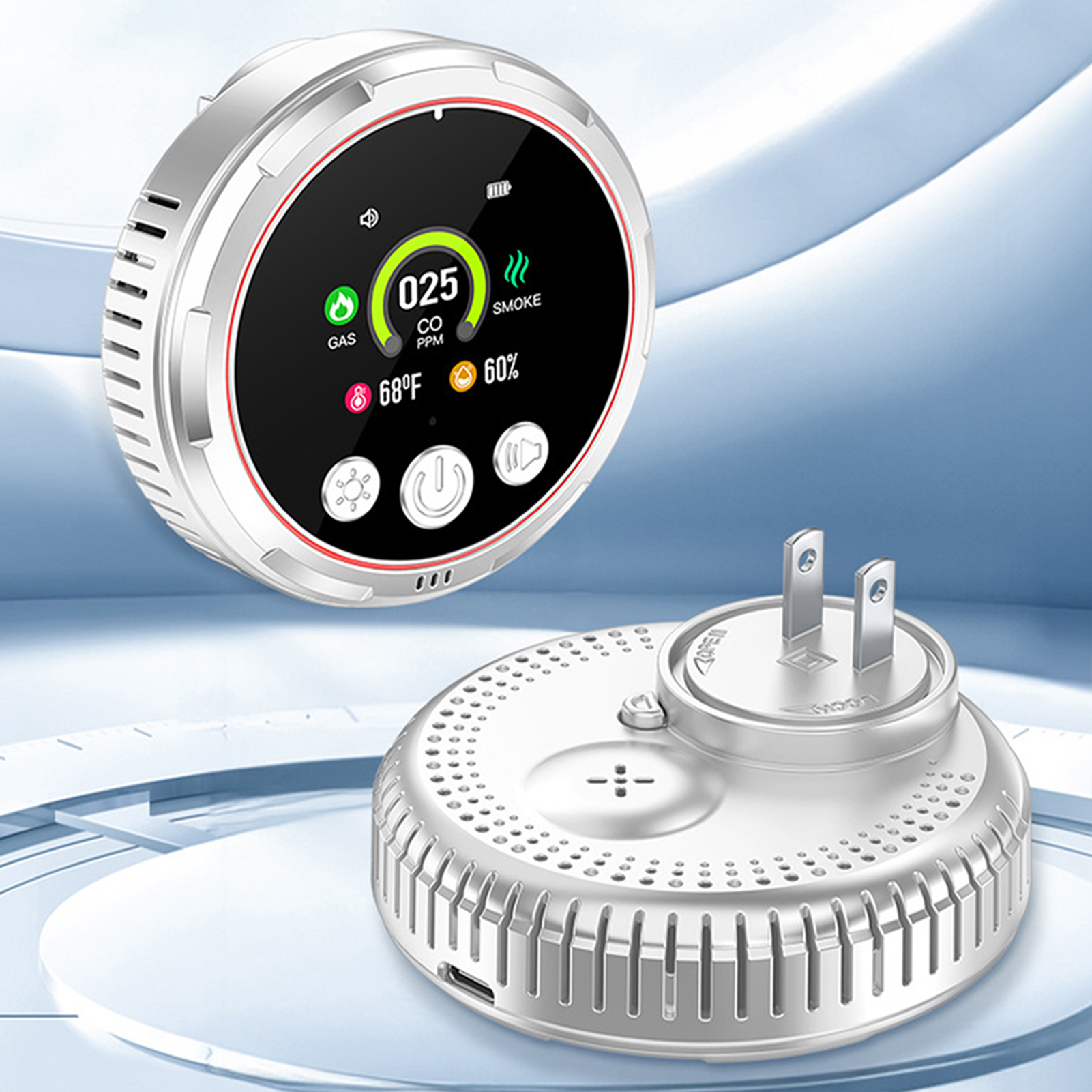 Home Safety Alarm,5 in 1 Carbo - Co Detector Plug recensie en prijs
