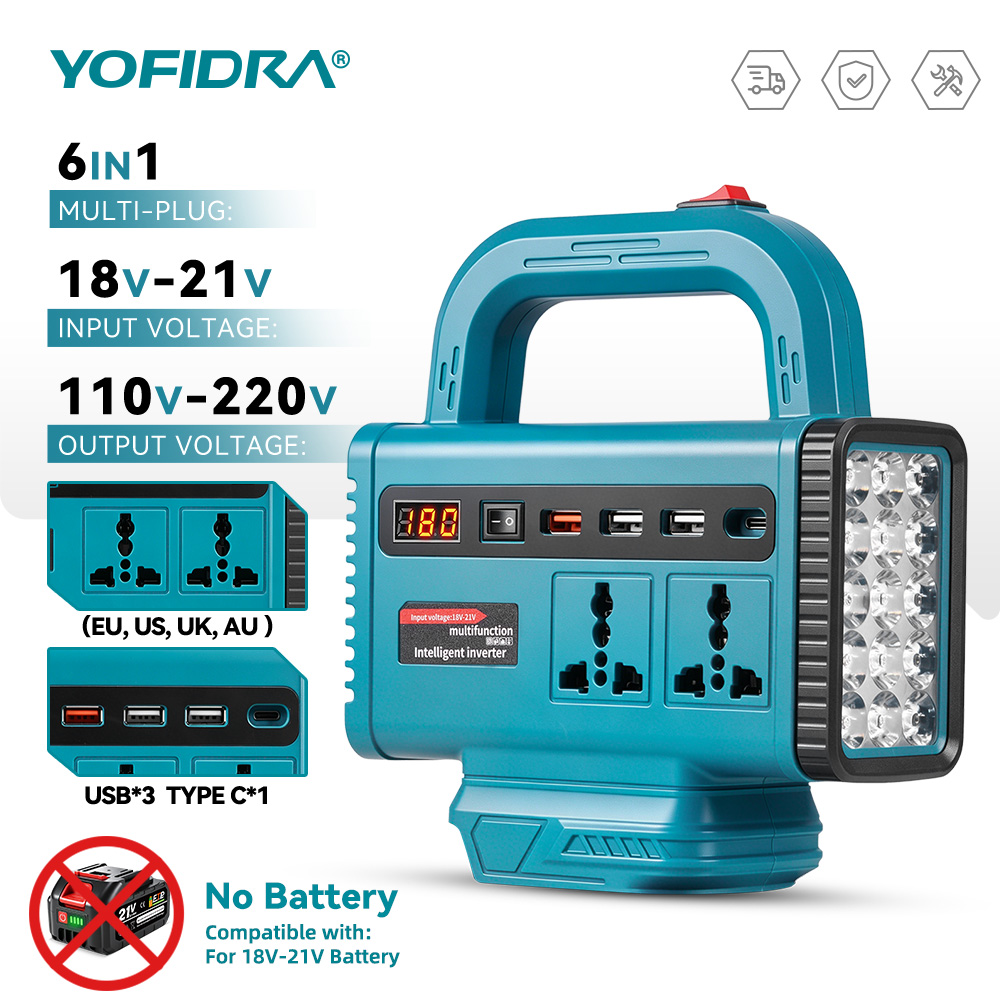 YOFIDRA 220V Portable Power In - Power Outage Light recensie en prijs