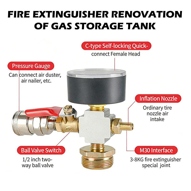 Air Pump Pressure Adapter Conv - Fire Extinguisher Small recensie en prijs