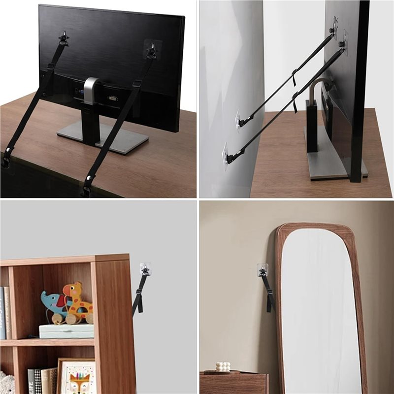 FULL-8 PCS TV Adjustable Safet - Earthquake Anchor Strap recensie en prijs