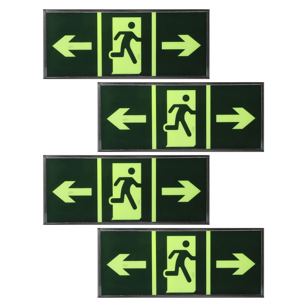 4Pcs Safety Exit Sign Stickers - Emergency Exit Sign recensie en prijs