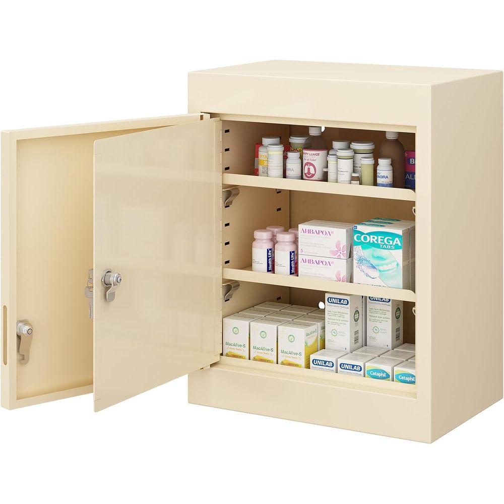 Double Door, Dual Key Lock Ste - Medicine Cabinet Lock recensie en prijs