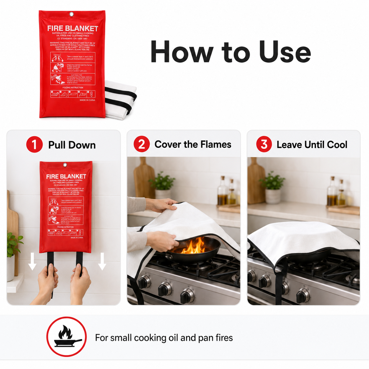 Emergency Fire Blanket For Hom - Fire Blanket Kitchen recensie en prijs