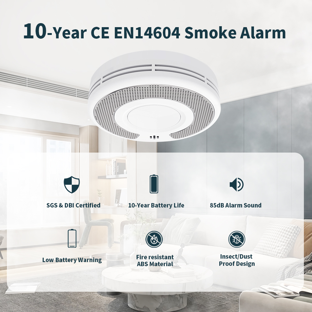 Standalone Smoke Alarm, Smoke  - Smoke Detector Interconnected recensie en prijs