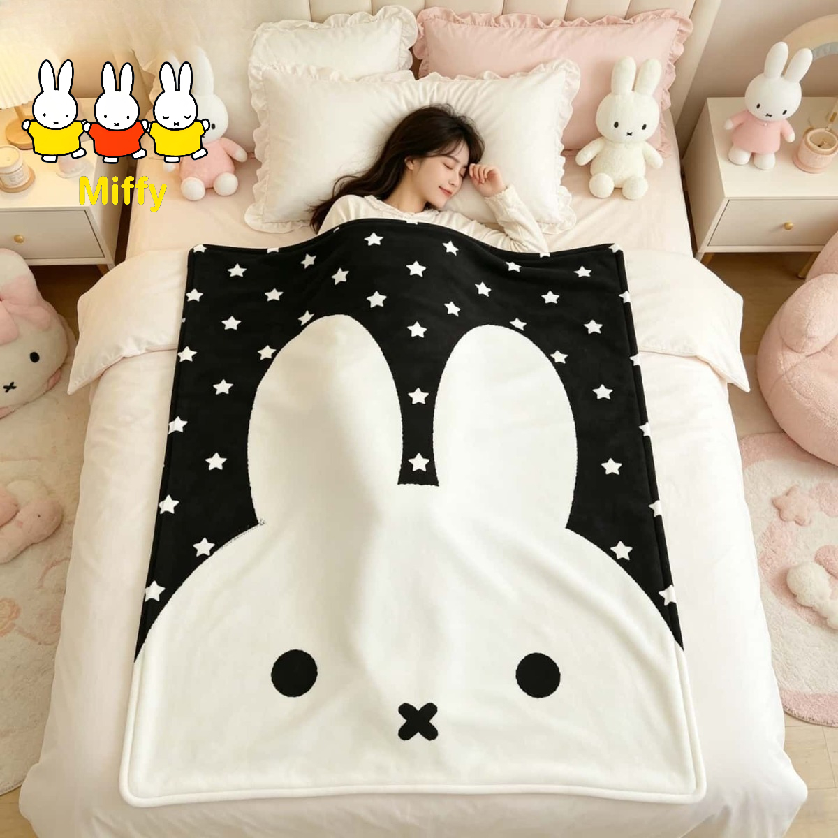 Kawaii Miffy Blanket Cartoon M - Fire Blanket Kitchen recensie en prijs